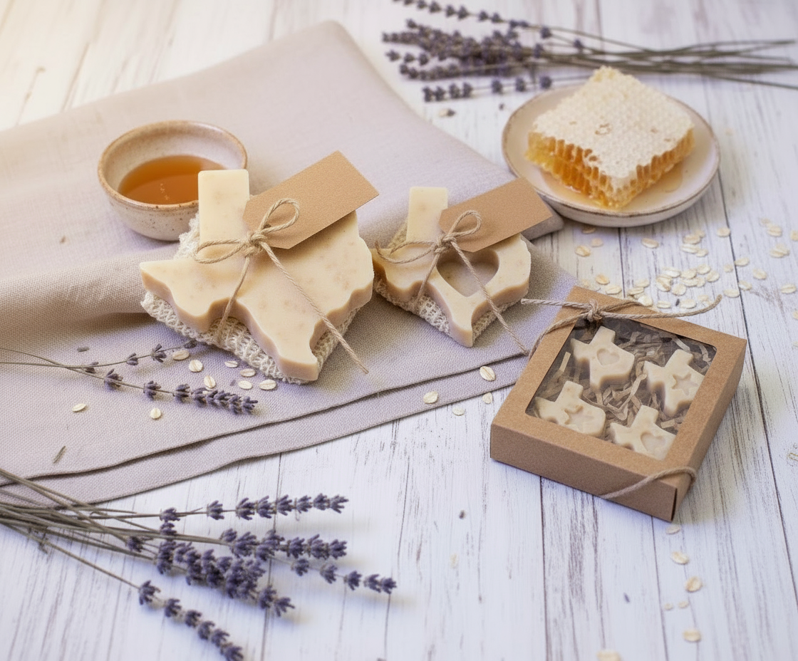 Goat's Milk Soap Oatmeal, Honey & Lavender