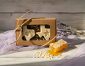Enhanced 2-soap honey oatmeal lavender gift box product photo